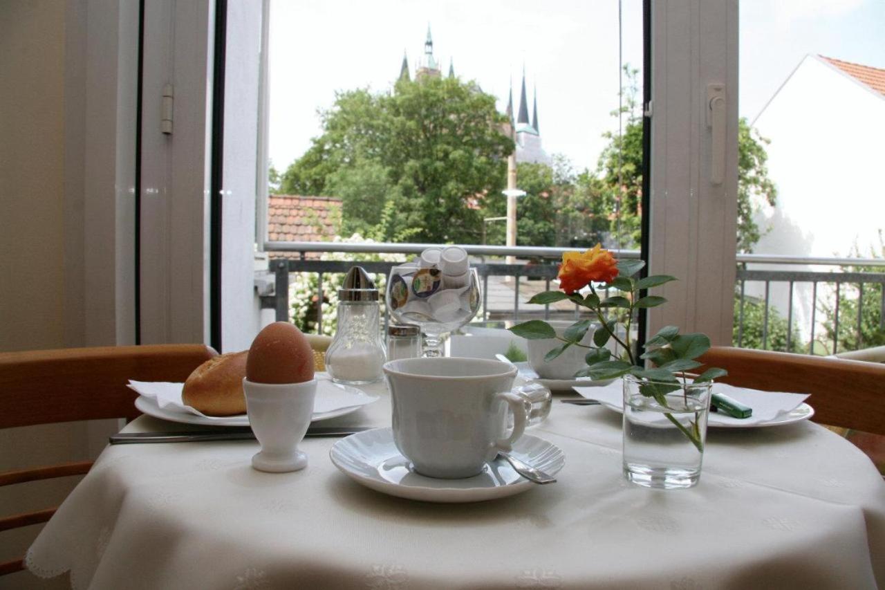 Hotelpension Am Dom Erfurt Exteriör bild